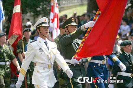 中國儀仗隊參加俄羅斯閱兵，展現(xiàn)軍威與友誼的壯麗畫卷，中俄友誼見證，中國儀仗隊參加俄羅斯閱兵，壯麗畫卷展現(xiàn)軍威與深情友誼