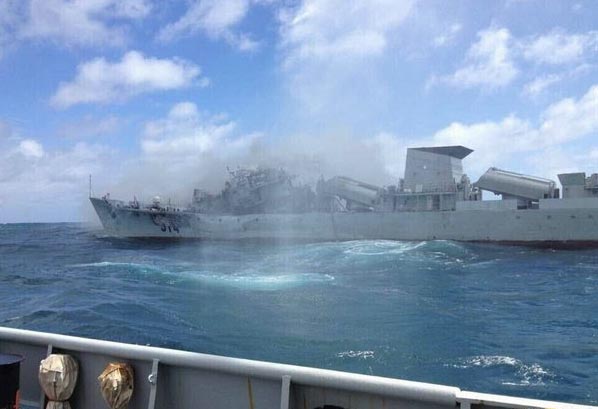 解放軍戰(zhàn)艦被擊沉，事實(shí)真相與軍事透明度的探討，解放軍戰(zhàn)艦遭遇事件，事實(shí)真相與軍事透明度揭秘